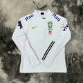 Brazil Zip-Up Sweater - White