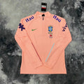 Brazil Zip-Up Sweater - Salmon Pink